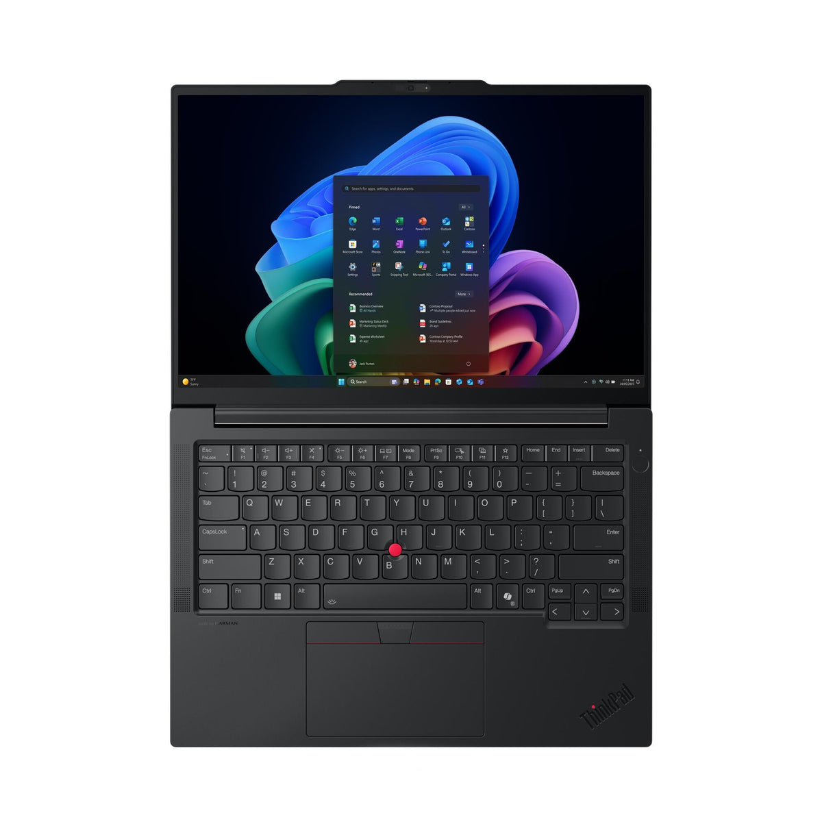 Lenovo ThinkPad E14 Gen 8 (Intel) Copilot+ PC Intel Core Ultra 7 355 Laptop 35.6 cm (14") WUXGA 24 GB DDR5-SDRAM 512 GB SSD Wi-Fi 7 (802.11be) Windows 11 Pro Black English