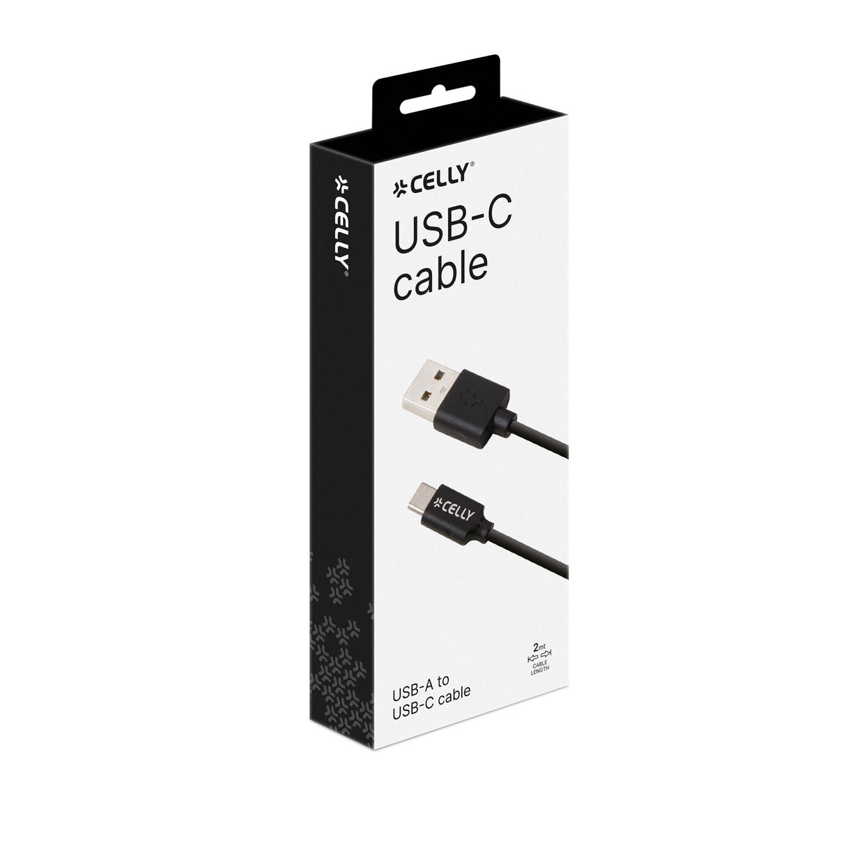 Celly USB-C2M USB-kabel 2 m USB A USB C Sort