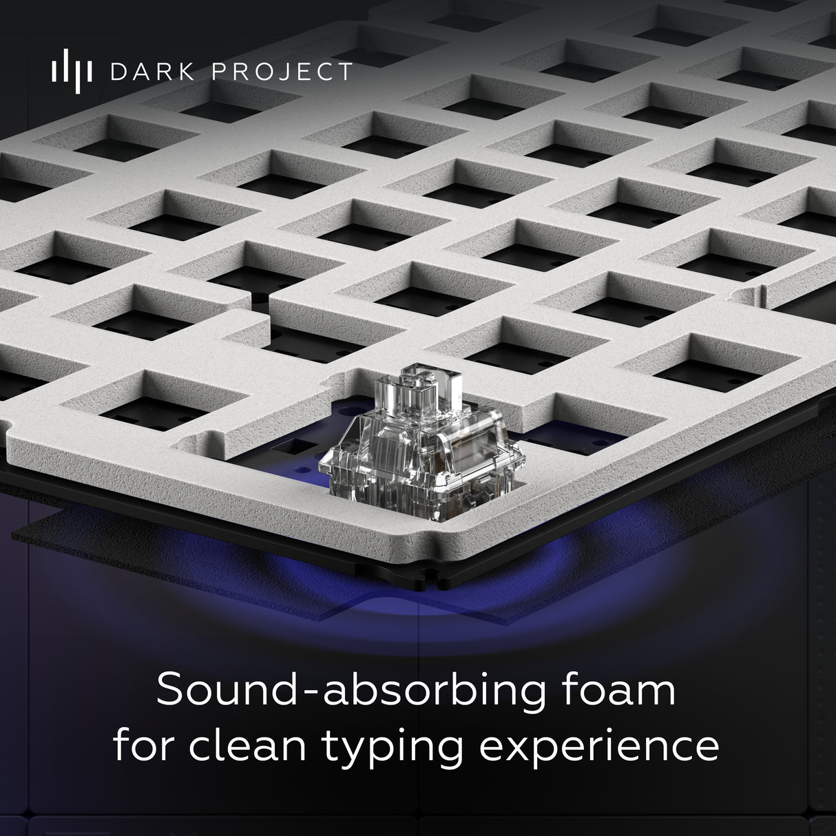Dark Project Tamsus projektas ALU87B Bushido, G3MS Moonstone Switch, JAV tastatur Hjemme/kontor QWERTY Engelsk