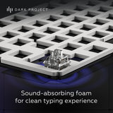 Dark Project Tamsus projektas ALU87B Bushido, G3MS Moonstone Switch, JAV tastatur Hjemme/kontor QWERTY Engelsk