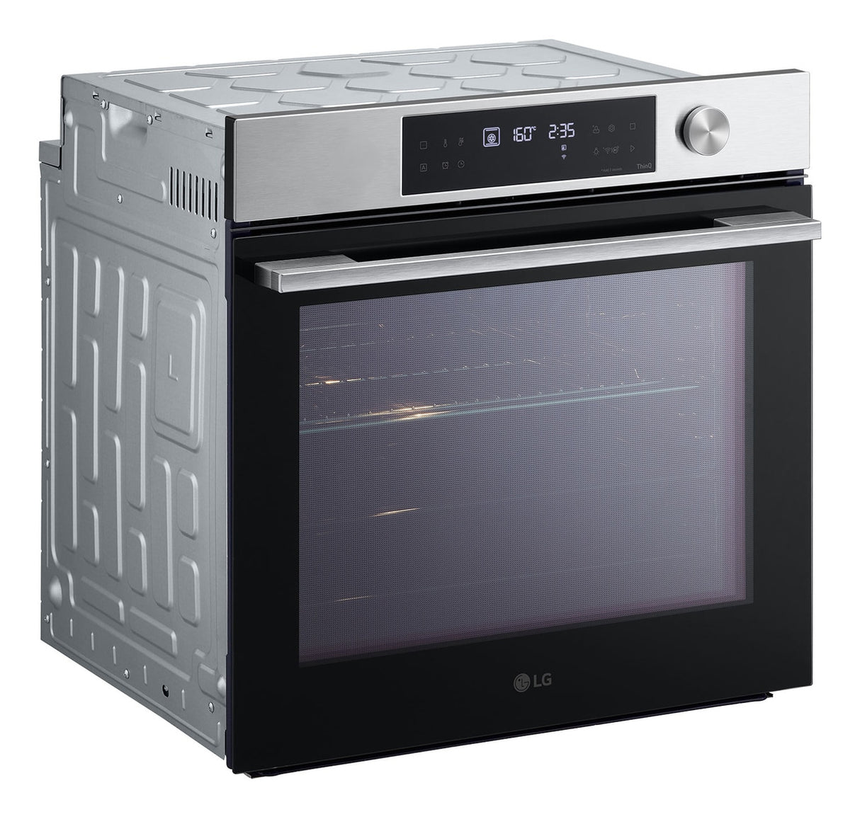 LG WSED7612S 76 L Sort, Rustfrit stål