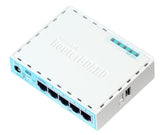 Mikrotik RB750GR3 kabelforbundet router Gigabit Ethernet Turkis, Hvid