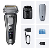 Braun Series 9 Pro+ 9675cc Folie shaver Trimmer Grå, Sølv