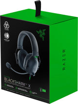Razer Blackshark V2 X Headset Ledningsført Spil Sort, Grøn