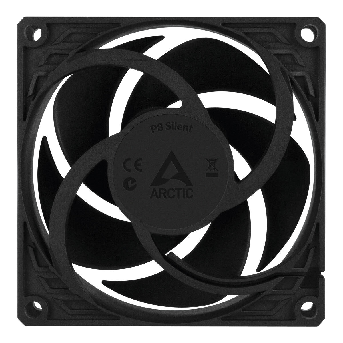 ARCTIC P8 Silent Computerkabinet Ventilator 8 cm Sort