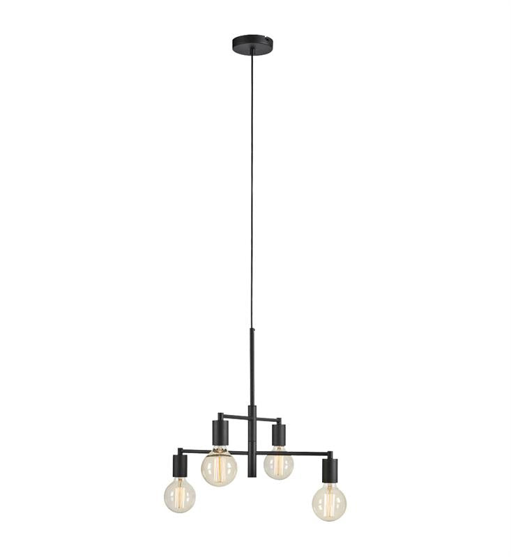 Markslöjd Cielo 4L black  lysekrone
