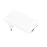 Gear Oplader 220V 1xUSB-C+1xUSB-A PD/PPS 36W+QC 18W GaN Hvid
