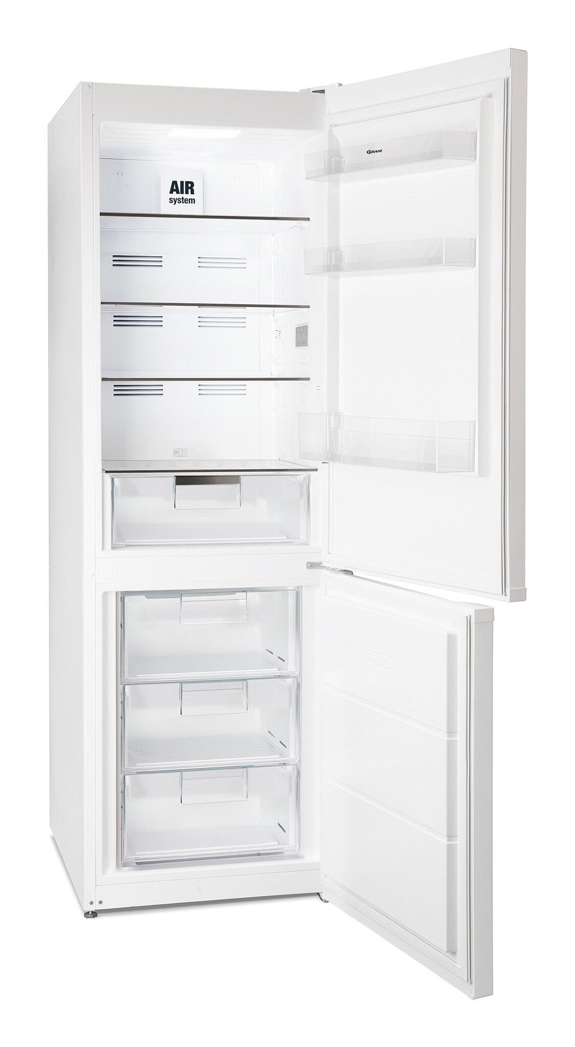 Gram KF 411865 N køle-/fryseskab Fritstående 295 L Hvid