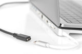 Digitus AK-300210-015-S USB-kabel USB 2.0 1,5 m USB C 0,48 Gbit/sek. Sort