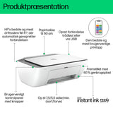 HP DeskJet 2820e Trådløst All-in-One Farve Printer, Kopimaskine, scanner