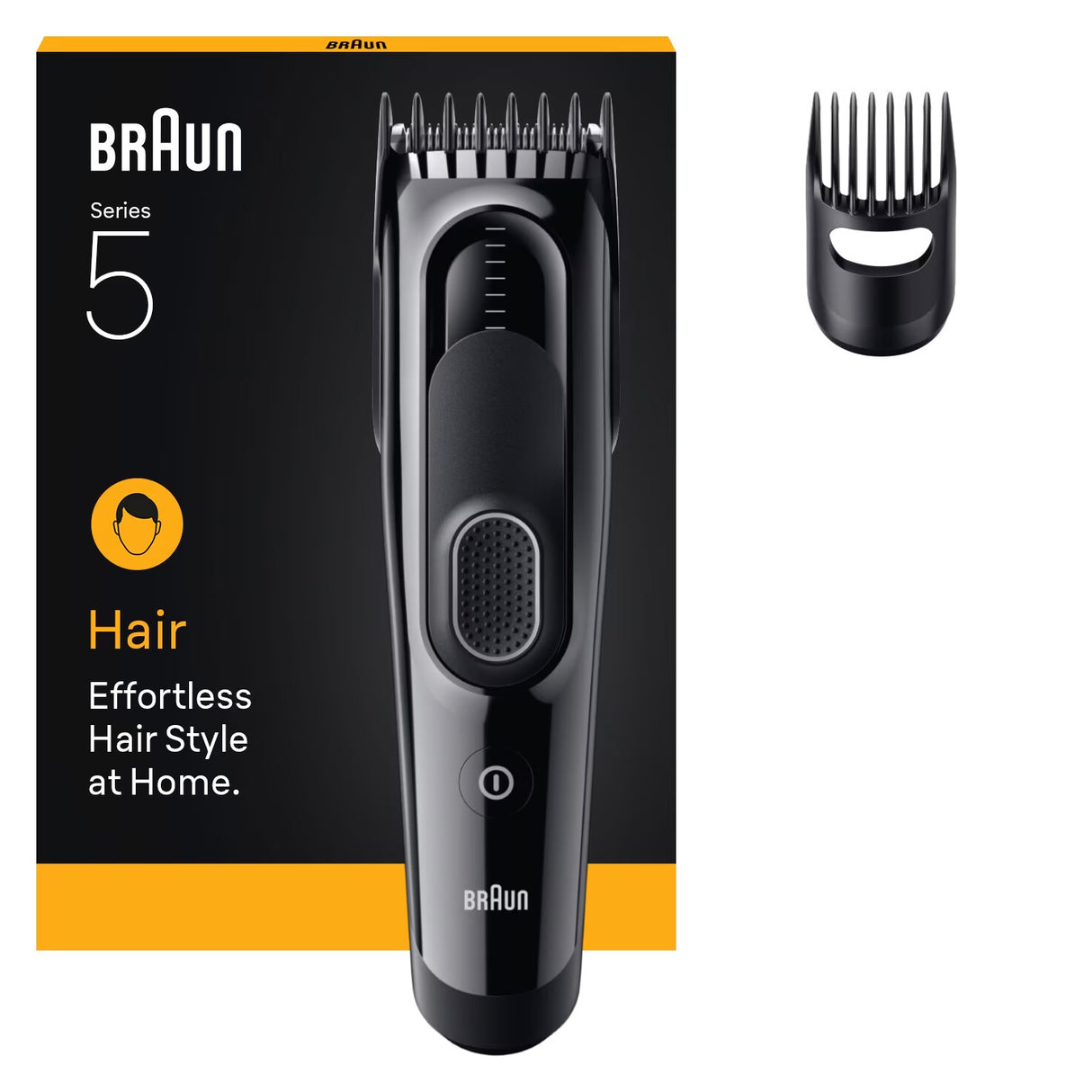 Braun HC5510 skæg- og hårtrimmer Sort 9 Nikkel-Metalhydrid (NiMH)