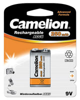 Camelion NH-9V250BP1 Genopladeligt batteri 9V Nikkel-Metalhydrid (NiMH)