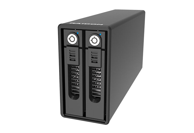 Raidon GR3660-BA31 disk array 0 TB Desktop Black