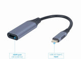 Cablexpert A-USB3C-HDMI-01 videokabel adapter 0,15 m USB Type-C Grå
