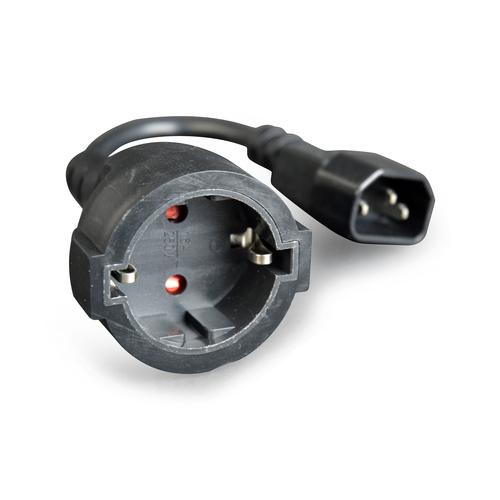 Cablexpert Conexion Shucko hembra a IEC C14 macho 0.15mts