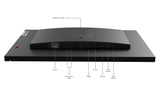 Lenovo ThinkVision P24q-30 LED display 60,5 cm (23.8") 2560 x 1440 pixel Quad HD Sort