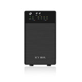 ICY BOX IB-RD3620SU3 disk array 0 TB Desktop Black
