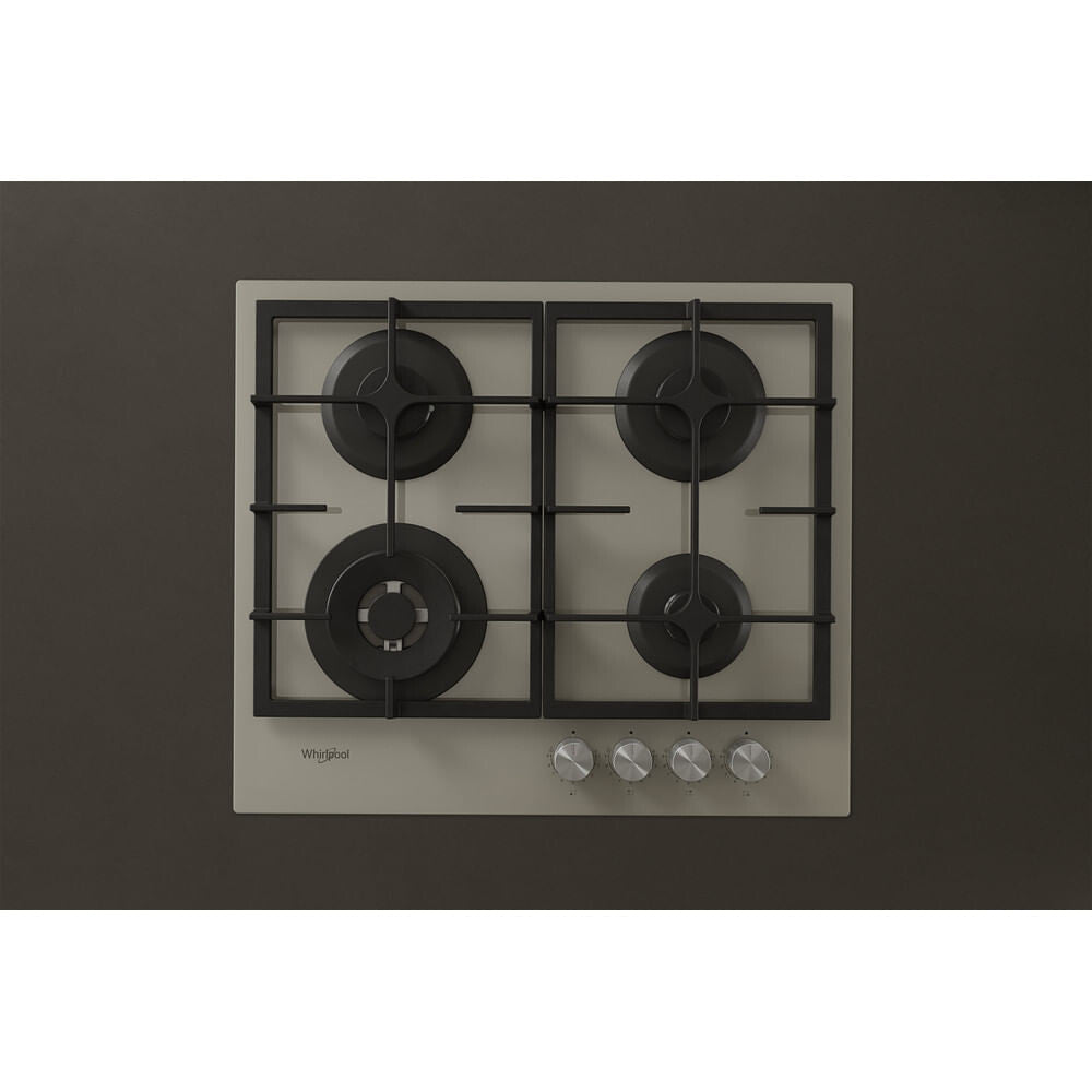 Whirlpool AKTL 629/S Sølv Indbygget Gaskomfur 4 zone(s)