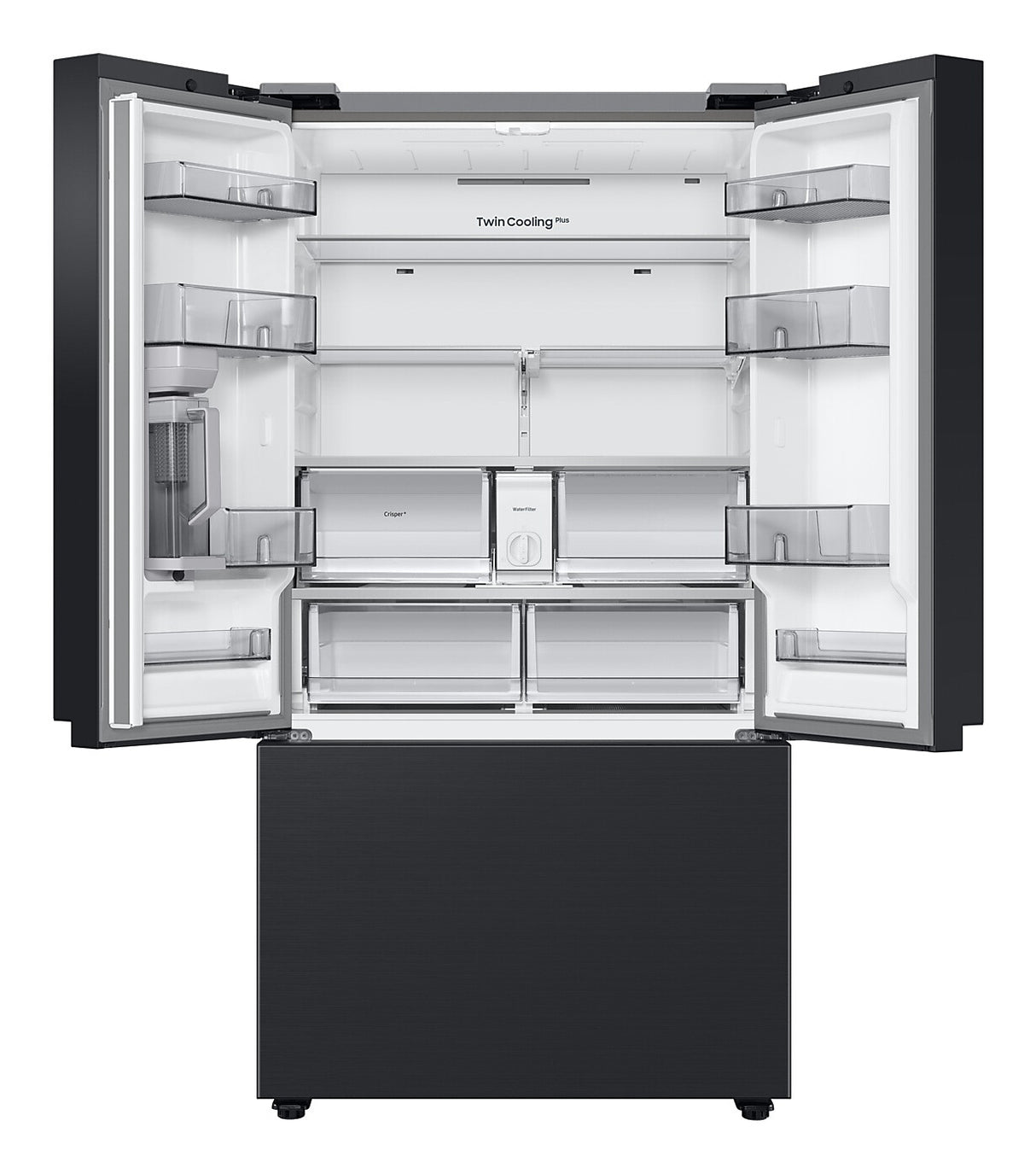 Samsung RF24BB620EB1 side-by-side køle-fryseskab Fritstående 674 L Rustfrit stål