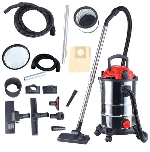 Camry Premium CR 7045 dust extractor Black, Red, Stainless steel 25 L 3400 W