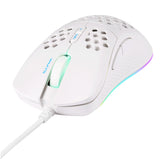 Deltaco Gaming WM75 lightweight mouse, white