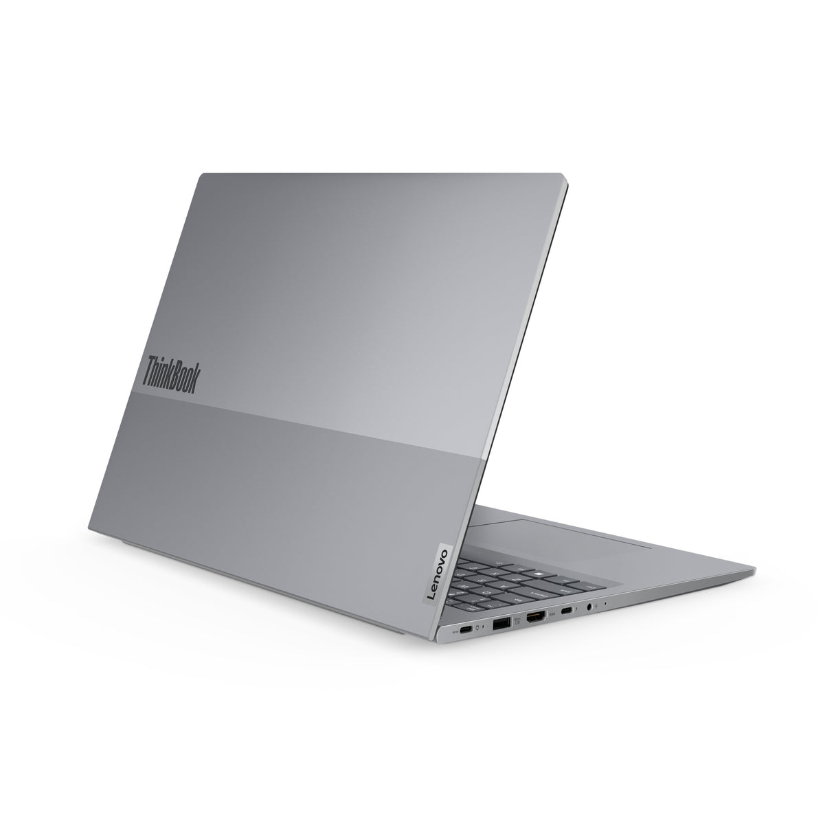 Lenovo ThinkBook 16 AMD Ryzen™ 5 7535HS Laptop 40,6 cm (16") WUXGA 16 GB DDR5-SDRAM 256 GB SSD Wi-Fi 6E (802.11ax) Windows 11 Pro Nordisk Grå