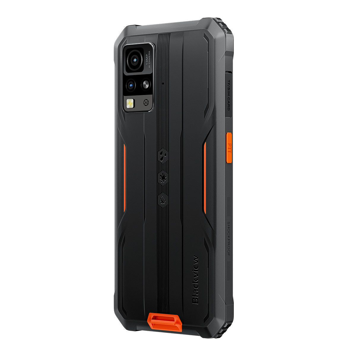Blackview BV4800 PRO 16,7 cm (6.56") Dual SIM Android 14 4G 4 GB 128 GB 5180 mAh Sort, Orange