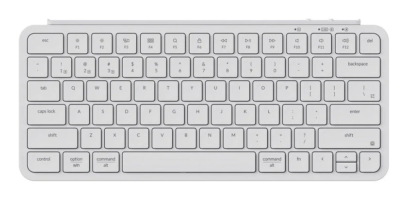 Keychron B1P-K8 tastatur Hjemme/kontor USB + RF Wireless + Bluetooth Elfenben