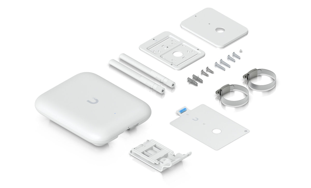 Ubiquiti U7 Outdoor 4300 Mbit/s Hvid Strøm over Ethernet (PoE)