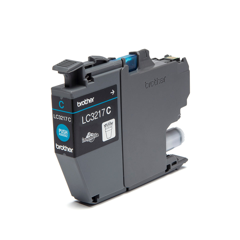 Brother LC 3217C Cyan 550 sider Blæk