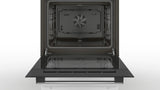 Bosch Serie 4 HKN31A020U komfur og ovn Fritstående komfur Elektrisk Keramisk Hvid