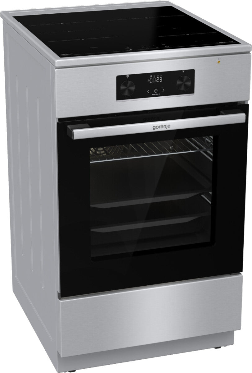Gorenje 740742 komfur og ovn Fritstående komfur Elektrisk Zone induktionskogeplade Rustfrit stål