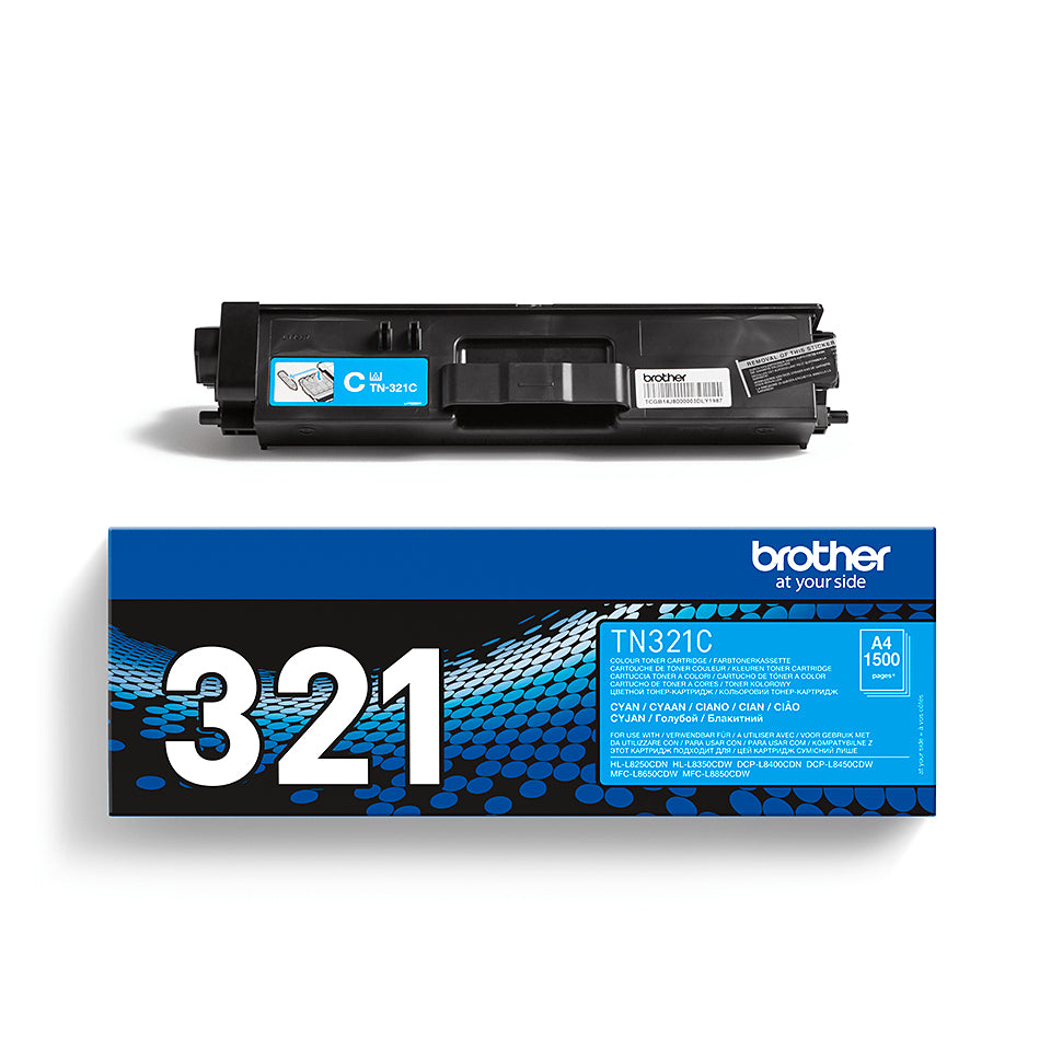 Brother TN-321C tonerpatron 1 stk Original Blå