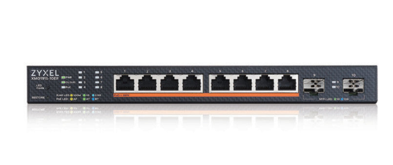 Zyxel XMG1915 Series XMG1915-10EP Switch 10-porte 2.5 Gigabit Ethernet PoE++