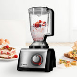 Bosch MC812M844 foodprocessor 1250 W 3,9 L Sort, Rustfrit stål