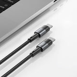 Tech-Protect 9319456606058 USB-kabel 0,25 m USB C 0,48 Gbit/sek. 100 W Grå