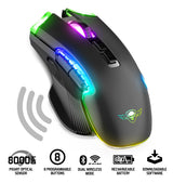 Spirit of Gamer ELITE M70 mus Spil Højre hånd RF trådløs + Bluetooth Optisk 4800 dpi