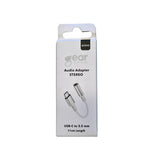 Gear Adapter Audio USB-C til 3,5 mm Stereo White
