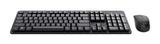 Trust Ody II tastatur Mus inkluderet Kontor RF trådløst QWERTY Nordisk Sort