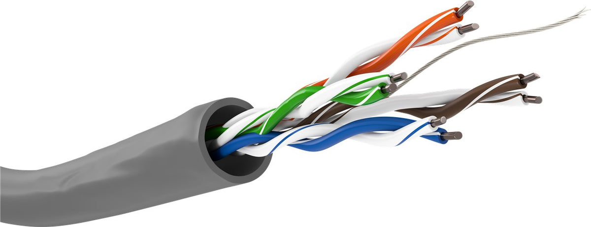 Goobay RJ45 CAT 5e U/UTP CCA 100m Grey