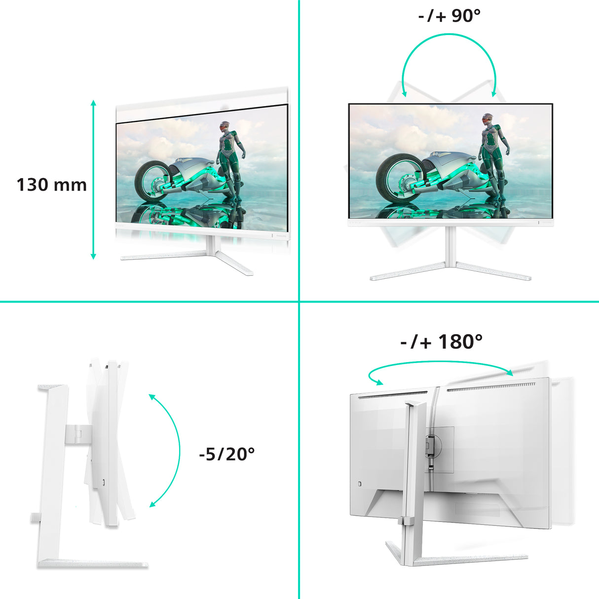 Philips 27M2N3501PA/00 27 IPS 2560 x 1440 (2K) DisplayPort HDMI 144 Hz