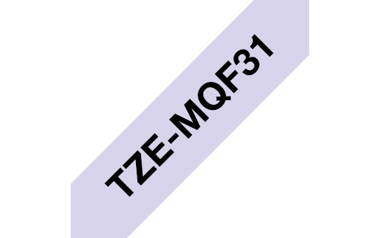 Brother TZE-MQF31 etiketbånd Sort