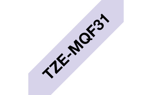 Brother TZE-MQF31 etiketbånd Sort