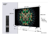 TCL C6K 65C6K TV 165,1 cm (65") 4K Ultra HD Smart TV Wi-Fi Metallic