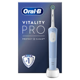 Oral-B Vitality Pro Voksen Roterende, pulserende tandbørste Grå, Hvid