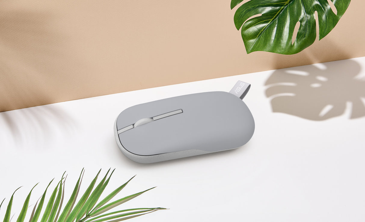 ASUS Marshmallow Mouse MD100 mus Kontor Ambidextrous RF trådløs + Bluetooth Optisk 1600 dpi