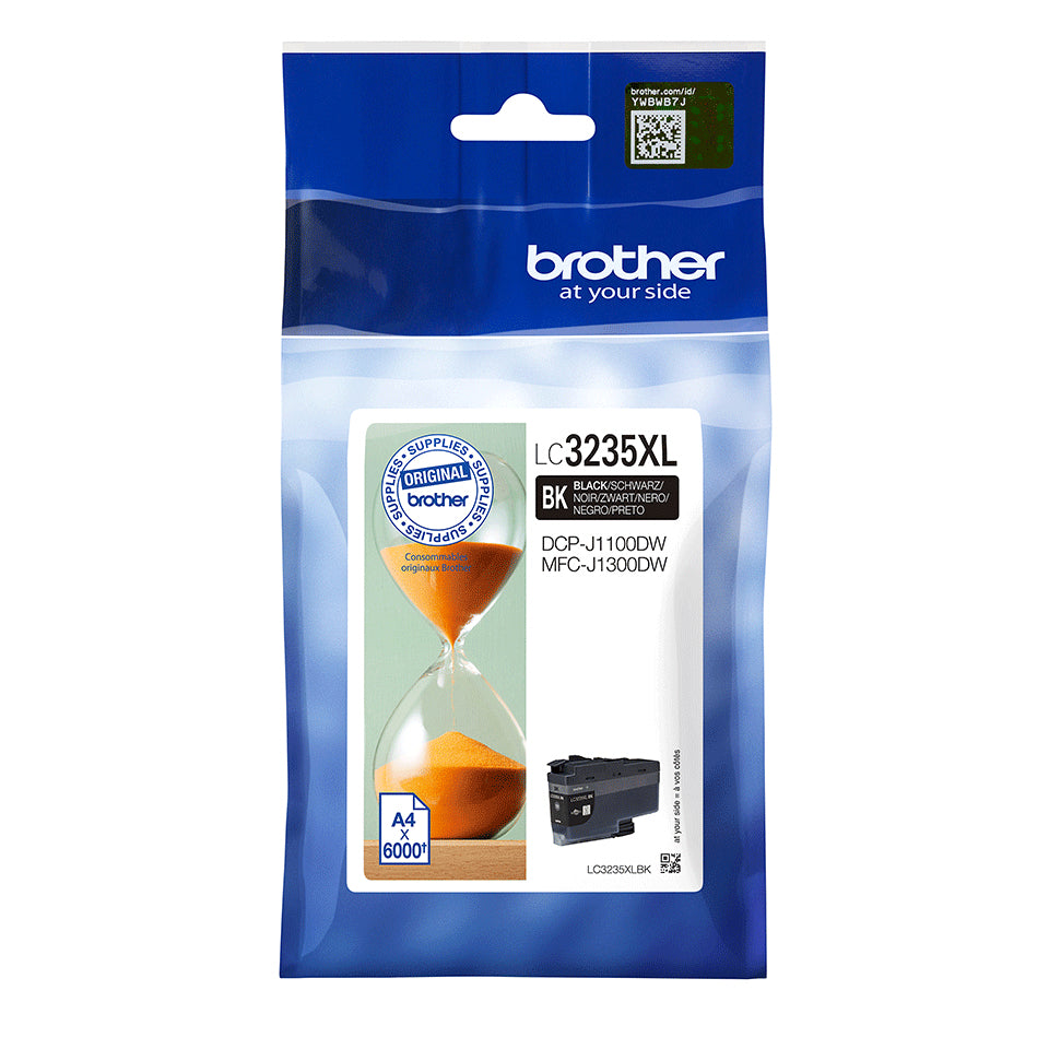 Brother LC3235XLBK blækpatron 1 stk Original Sort