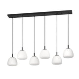 Eglo Balmes 6L sort/opal langbordspendel