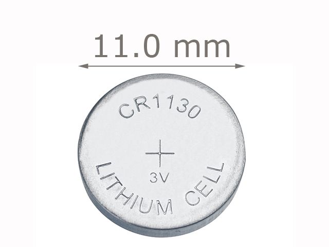 CR1130 3V-48MAH Lithium knapcellebatteri 3x11,6mm