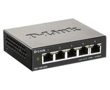 D-Link DGS-1100-05V2/E network switch Managed L2 Gigabit Ethernet (10/100/1000) Black